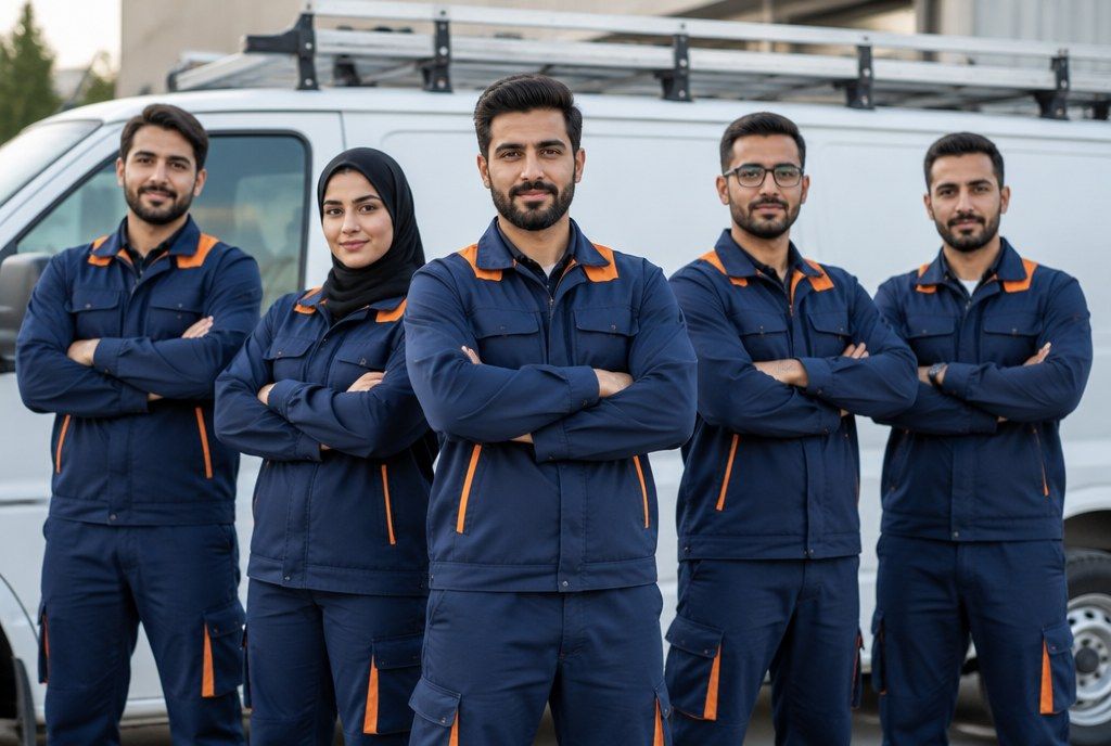 فريق دكتور كام بالزي الكحلي والبرتقالي